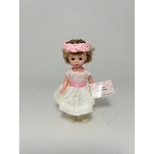 Madame Alexander Flower Girl McDonalds Happy Meal Doll 2003 White Pink Dress Tag